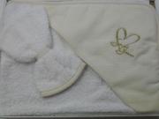 Triangolo Neonato In Spugna  Sweet Years Friends Panna Sotto Costo
