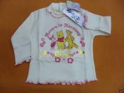T- SHIRT DISNEY INTERLOCK CALDO COTONE TG 12 MESI PANNA