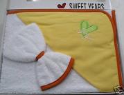 Triangolo Neonato In Spugna Sweet Years Friends Orange Sotto Costo