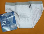 SLIP FILA 40131 CONFEZIONE 2 PEZZI TAGLIA 4 BIANCO