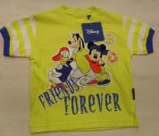 T-Shirt Disney Topolino Bambino Neonato Colore Giallo