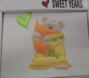 Copriletto Sweet Years Carrozzina Porta Enfant Blanket Orange Sotto Costo