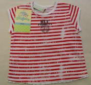 T-Shirt Titty Looney Tunes Neonata Rigata Rossa Mezza Manica