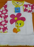 TITTY CAMICIA BIMBA by BASSETTI DIS. FLOWERS TG.2/4ANNI