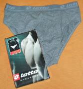 SLIP STRETCH LOTTO UOMO TAGLIA 7 GRIGIO MELANGE