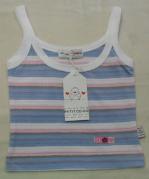 Canotta Righe Bambina Neonata Peti coco By Silvamaglia Spalla Stretta