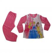 Pigiama Disney Principesse In Cotone Lungo Art 3170