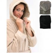Accappatoio In Spugna Con Bordo 420 Grammi Unisex Jolie In Puro Cotone