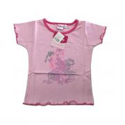 T-Shirt Principessa Bambina Mezze Maniche Magliettina Puro Cotone