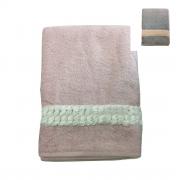 Telo Bagno Caleffi Modello Flora applicazione In Tulle Ottima Assorbenza