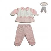 Tutina Ciniglia Neonata 2 Pezzi Les jolies Disegno 244/13