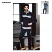 Tuta Uomo Lotto Con Zip Felpa Invernale Calibrata LA4008C
