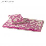 Asciugamano Con Ospite Carrara In Spugna Funny Colore Fucsia