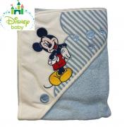 Triangolo Topolino Neonato Disney In Spugna Ricamato