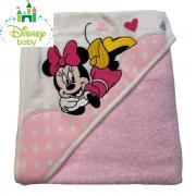 Triangolo Minnie Neonato Disney In Spugna Ricamato