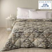 Trapunta Piumone Caleffi Mondial Moka Singola Esterno Cotone