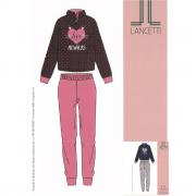 Pigiama Donna Lancetti Coral Pail Morbido LWW0087