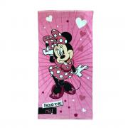 Telo Mare Disney Minnie Cm 70x 140 In Morbida Spugna 023