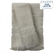 Asciugamano Con Ospite Caleffi Articolo Treccia Set Beige