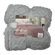 Plaid Coperta Coperta Matrimoniale Simona Nazareno Gabrielli Grigio