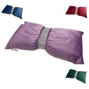 Cuscino Arredo In Velluto Con Strass Velvet Fiocco