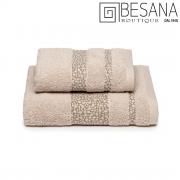 Asciugamano Con Ospite Besana By Caleffi Articolo Smith Sabbia