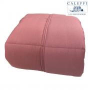 Trapunta Matrimoniale Caleffi Piumone Microfibra Stropicciata Pagoda Corallo