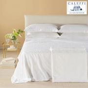 Copriletto Caleffi Matrimoniale Levante Puro Cotone Colore Bianco