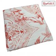Copriletto Matrimoniale Happidea Azur Arancio Piquet Puro Cotone Made In italy