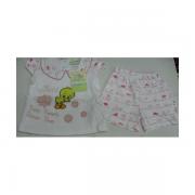 Completino Looney Tunes Titty Colore Bianco Giro Maniche