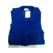 Vestaglia Donna Abbotonata Lingery  Colore Blu 8035