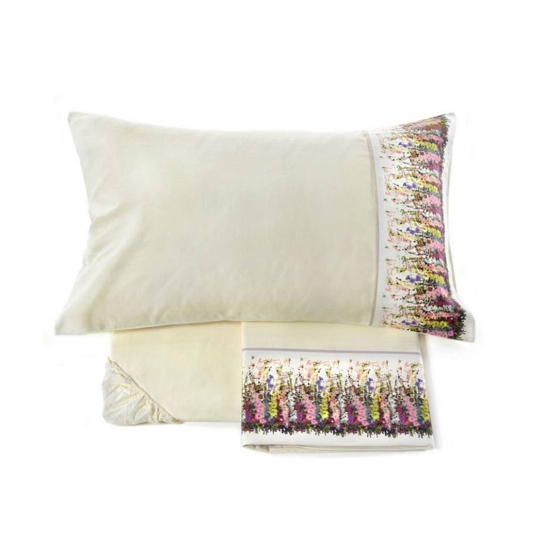 Lenzuola Fazzini Gladioli Matrimoniale Raso di Puro Cotone Lenzuola Fazzini Gladioli Matrimoniale Raso di Puro Cotone