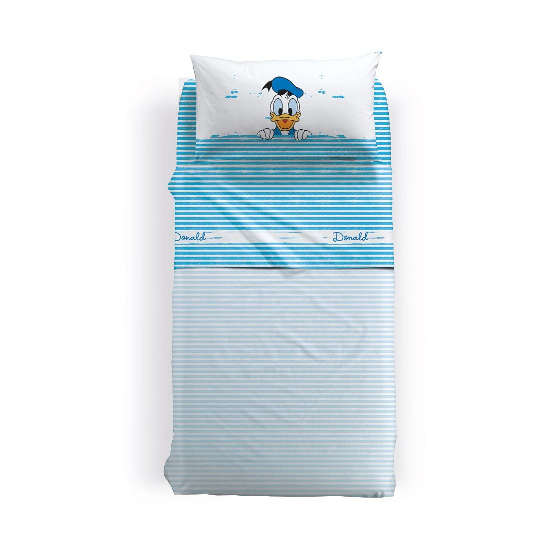 Lenzuola Paperino Disney Caleffi Singola Paperino Puro Cotone Lenzuola Paperino Disney Caleffi Singola Paperino Puro Cotone