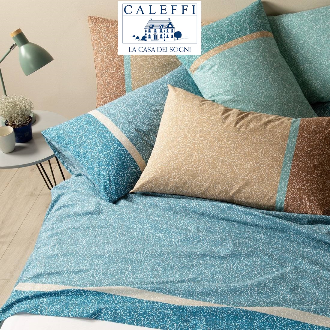 Lenzuola Caleffi Matrimoniale Cool Puro Cotone Completo Lenzuola Caleffi Matrimoniale Cool Puro Cotone Completo