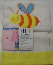 Plaid Happide Misura 110 x 150 Articolo Apina Giallo Per Culla Lettino