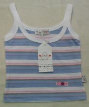 Canotta Righe Bambina Neonata Peti coco By Silvamaglia Spalla Stretta