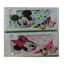 Triangolo Topolino Minnie Neonato Disney In Microfibra Con Ricamo