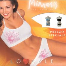 Brassiere Con Slip Vita Bassa Donna Lovable Art 1.009.2 Microfibra