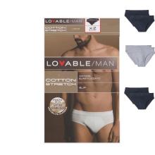 Slip Uomo Lovable Modello L05XR Confezone 2 Pezzi Puro Cotone Elasticizzato