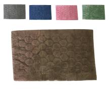 Tappeto Bagno in Spugna jaquard Cm 55x85  Vari Colori Made in Italy