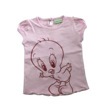 T-Shirt Looney Tunes Disegno Titty Tweety Giro Maniche Per Bambina