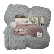 Plaid Coperta Coperta Matrimoniale Simona Nazareno Gabrielli Grigio