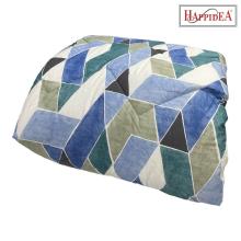 Trapunta Matrimoniale Happidea Piumone Happidea Oren Blu Esterno Cotone
