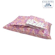 Lenzuola Caleffi Piazza E Mezza Francese Lago Colore Fucsia 2 Federe