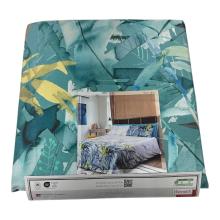Copriletto Matrimoniale Happidea Teich Verde Piquet Puro Cotone Made I