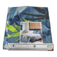 Copriletto Matrimoniale Happidea Teich Blu Piquet Puro Cotone Made In 