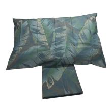 Parure Copripiumino Singola Happidea Tessuto Puro Cotone Brina Verde M