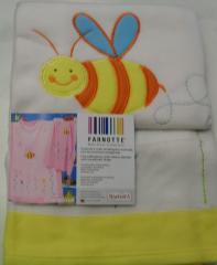 Plaid Happide Misura 110 x 150 Articolo Apina Giallo Per Culla Lettino