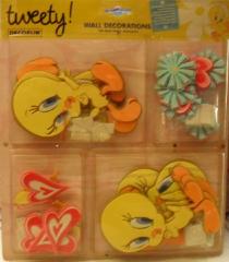 Sagome Titty Tweety Decorazioni Per Camerette 24 Pezzi Totali
