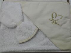 Triangolo Neonato In Spugna  Sweet Years Friends Panna Sotto Costo